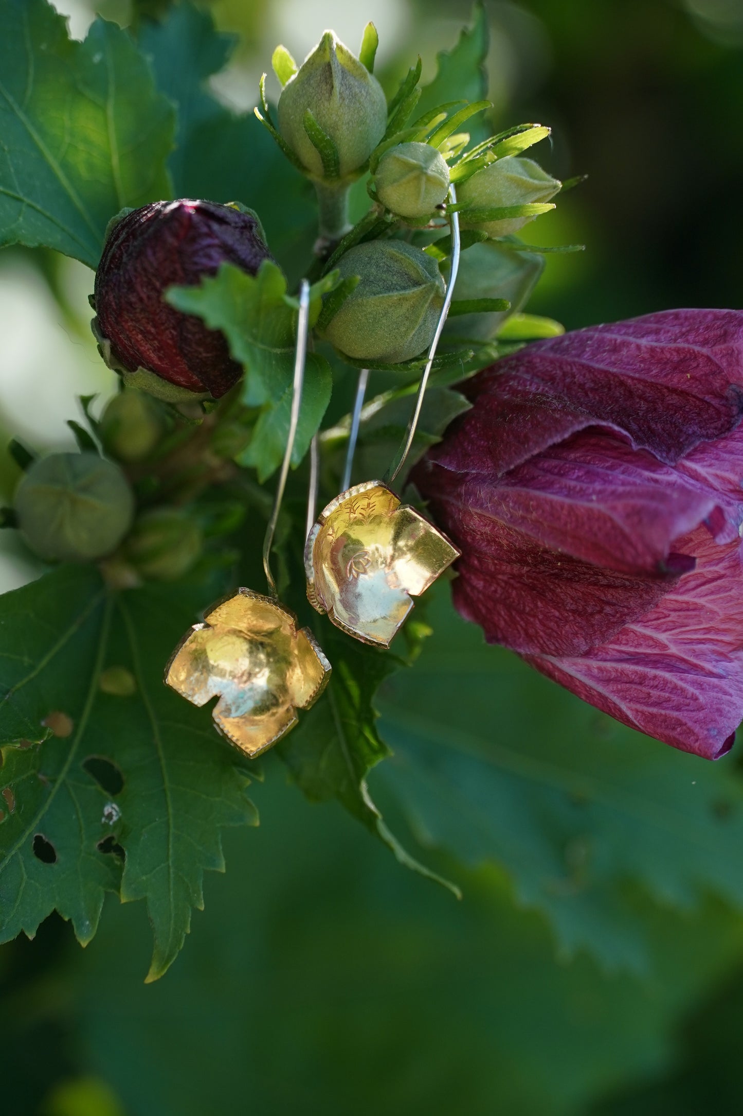 Enchanted garden earrings