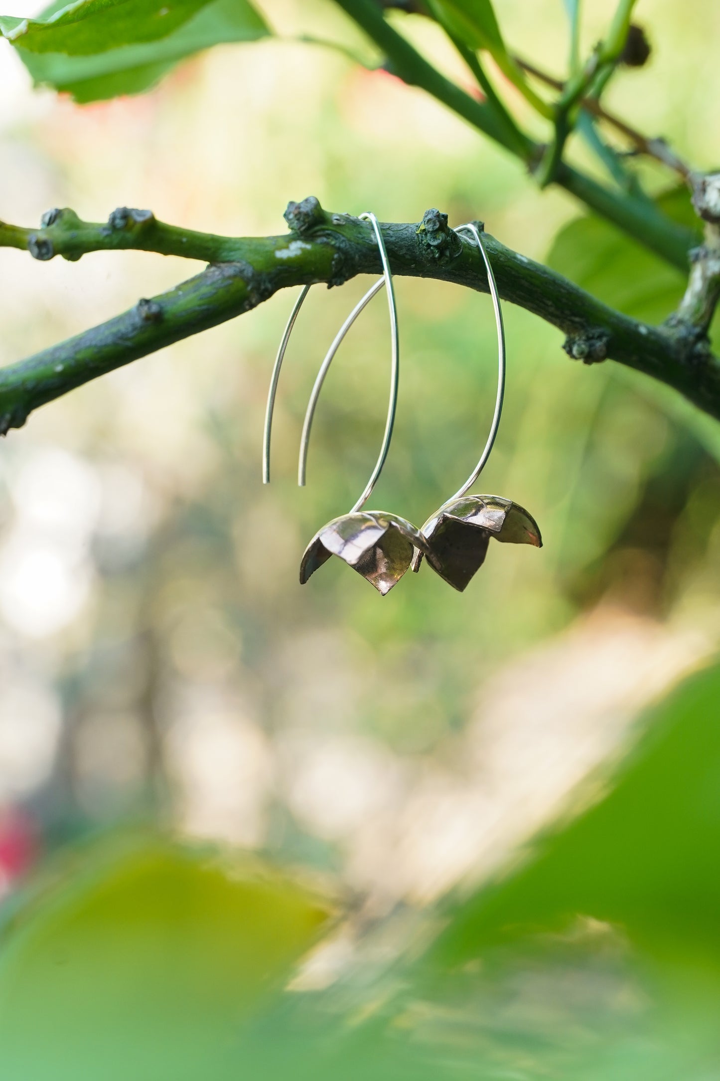 Enchanted garden earrings