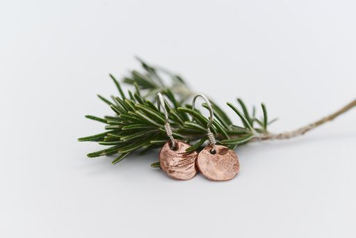 Cooper Disc Earrings - Sarah Munnings Jewellery