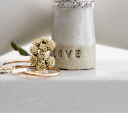 Dainty wildflower ring