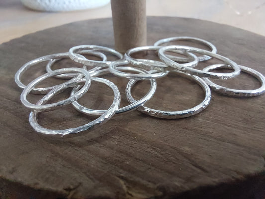 Silver Essentials - stacking rings