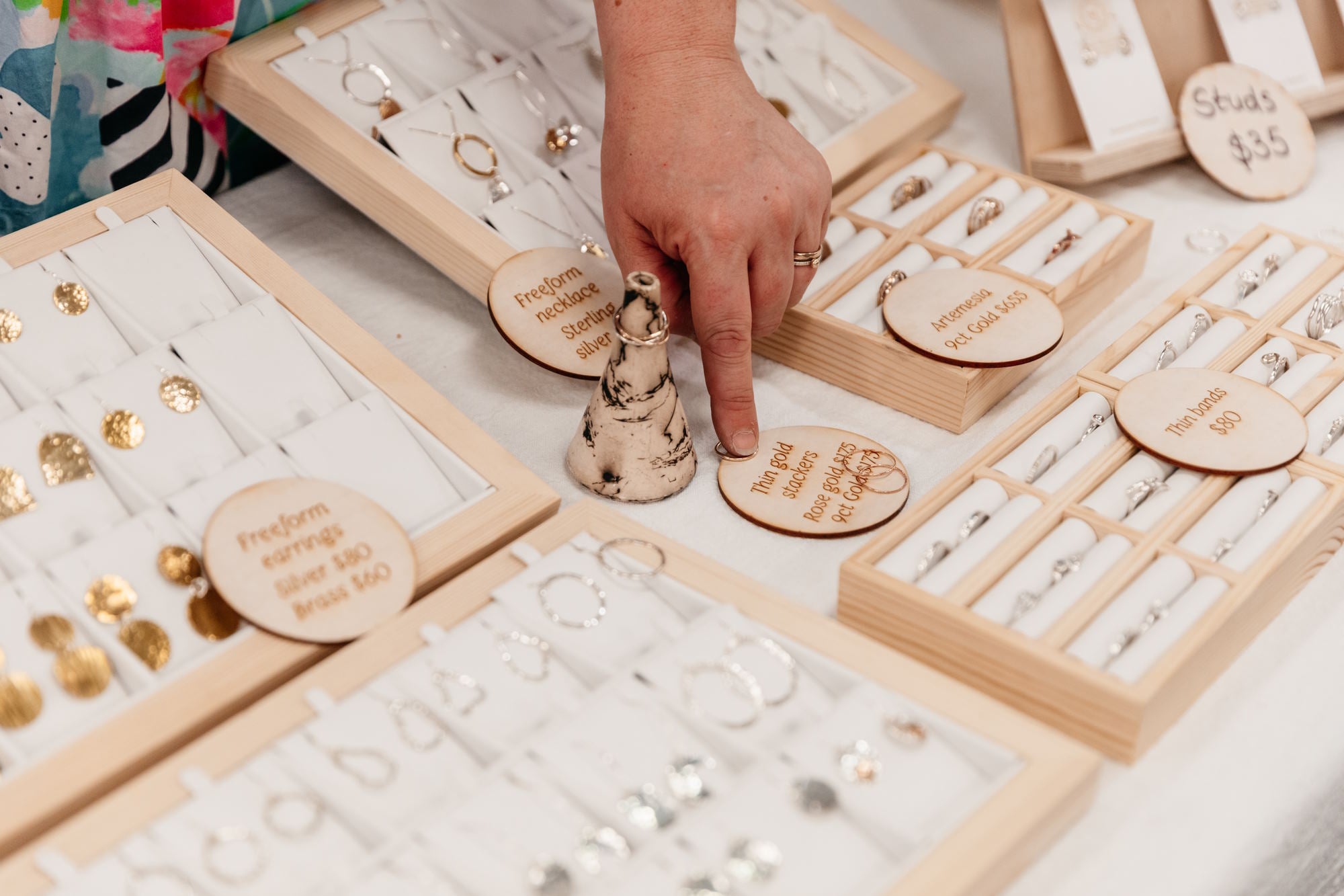 Jewellery stall display on sale ideas