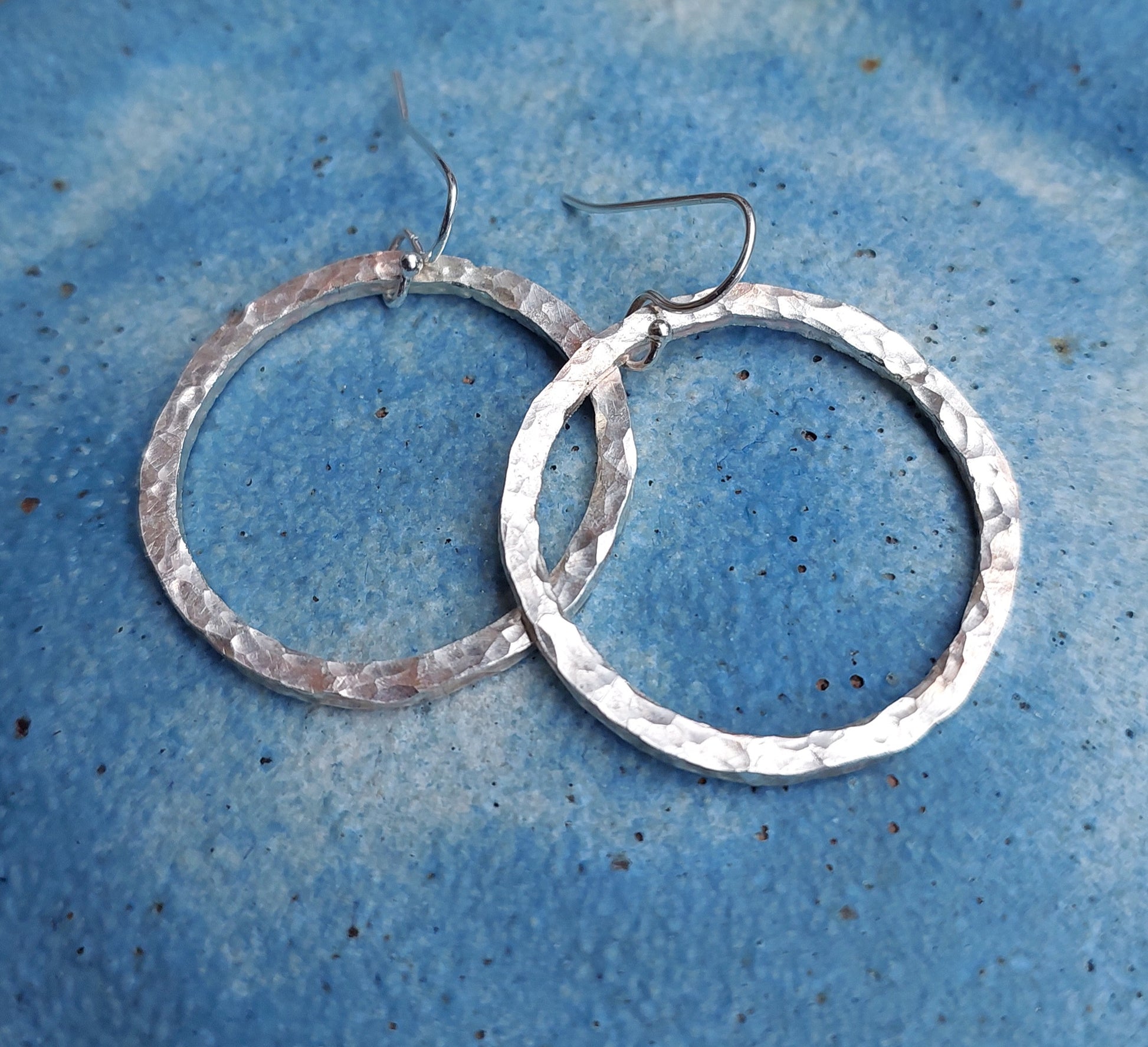 Roma silver hoops - Sarah Munnings Jewellery