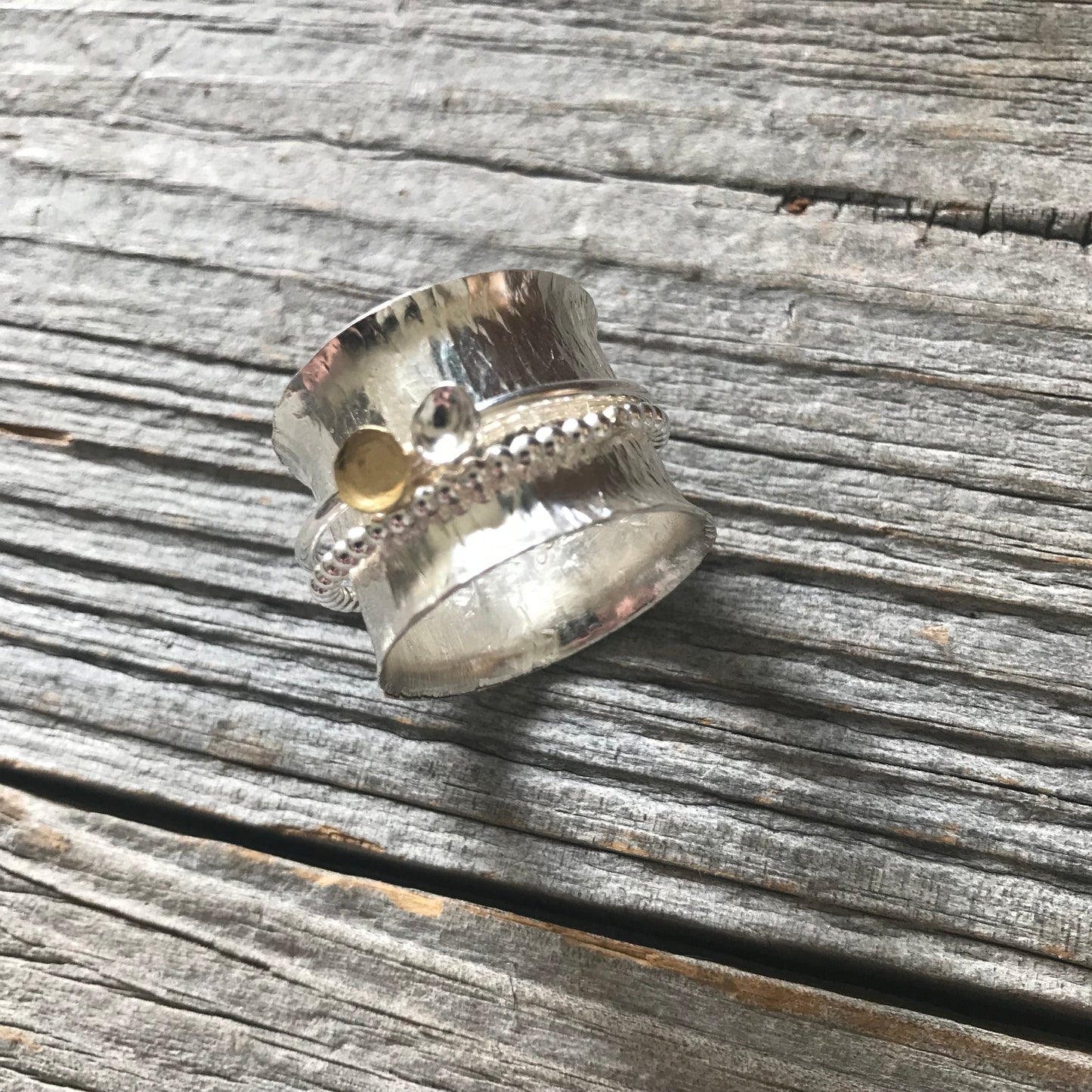 Sterling silver spinner ring - Sarah Munnings Jewellery