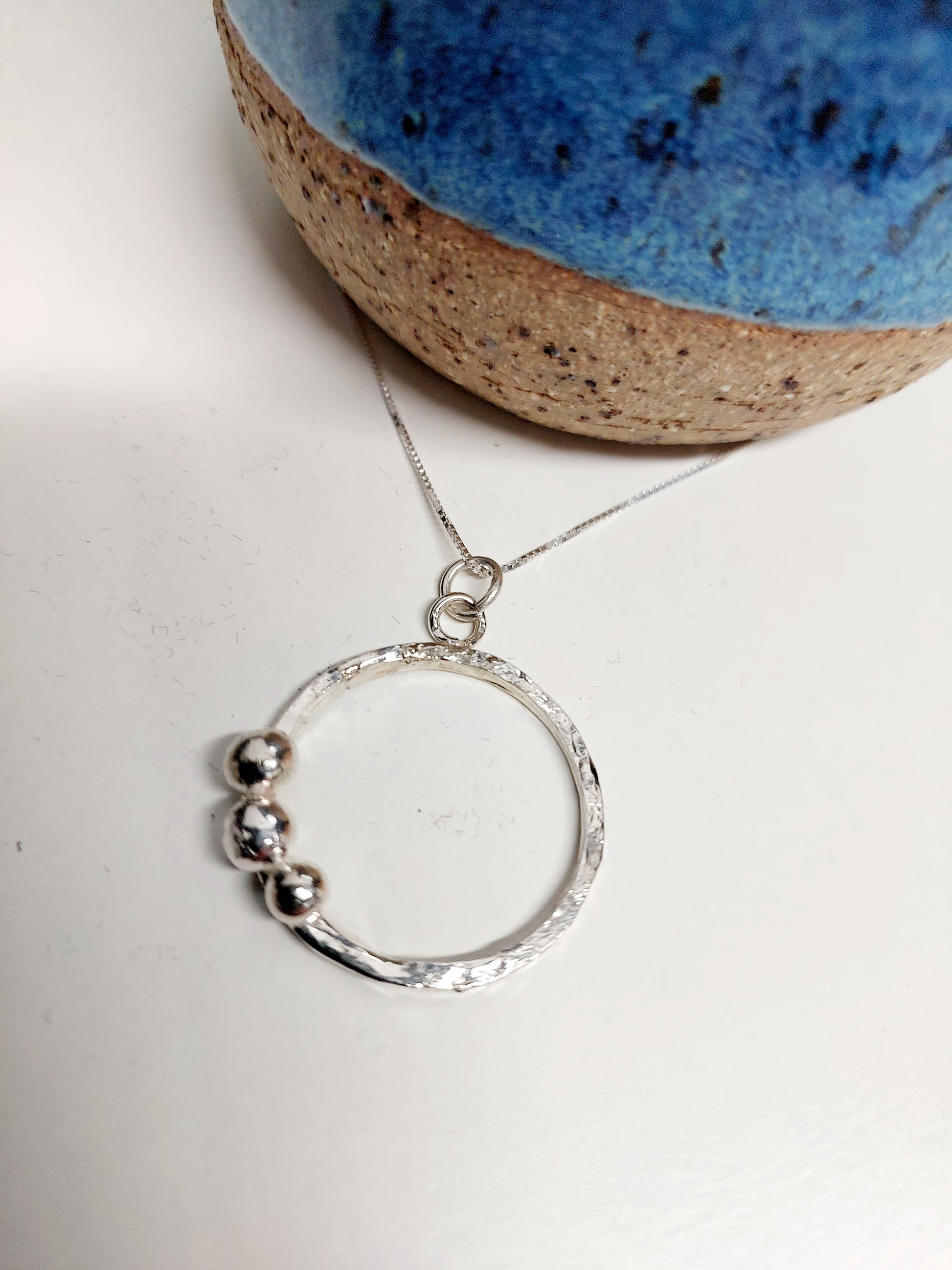 Silver ball necklace - Sarah Munnings Jewellery