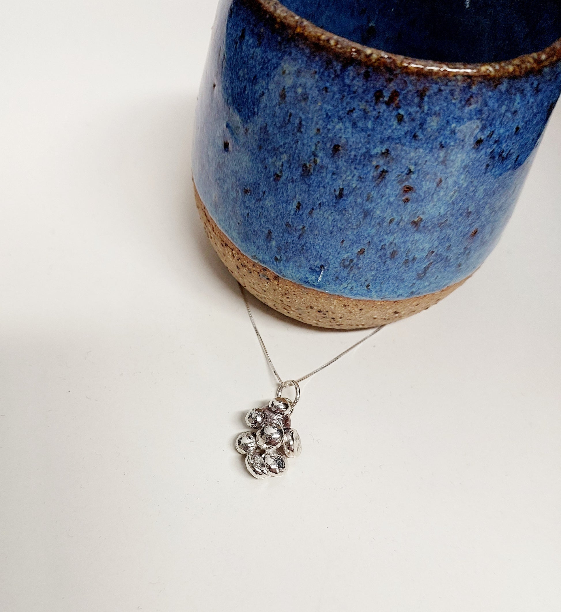 Silver popcorn necklace - Sarah Munnings Jewellery